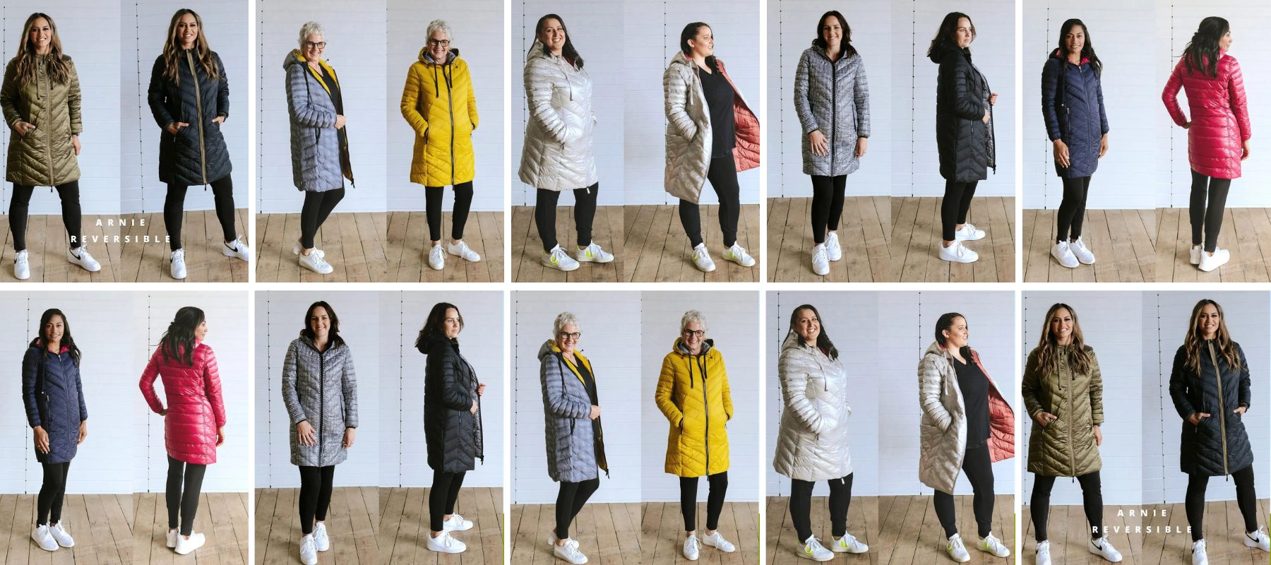 The Arnie Reversible Women's Coat gives you two coats in one.