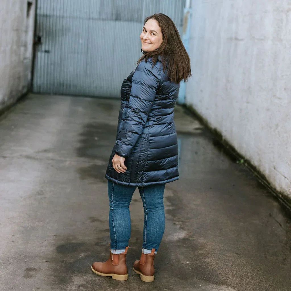 Sarah Women's 90/10 Packable Down Coat - Moonlight