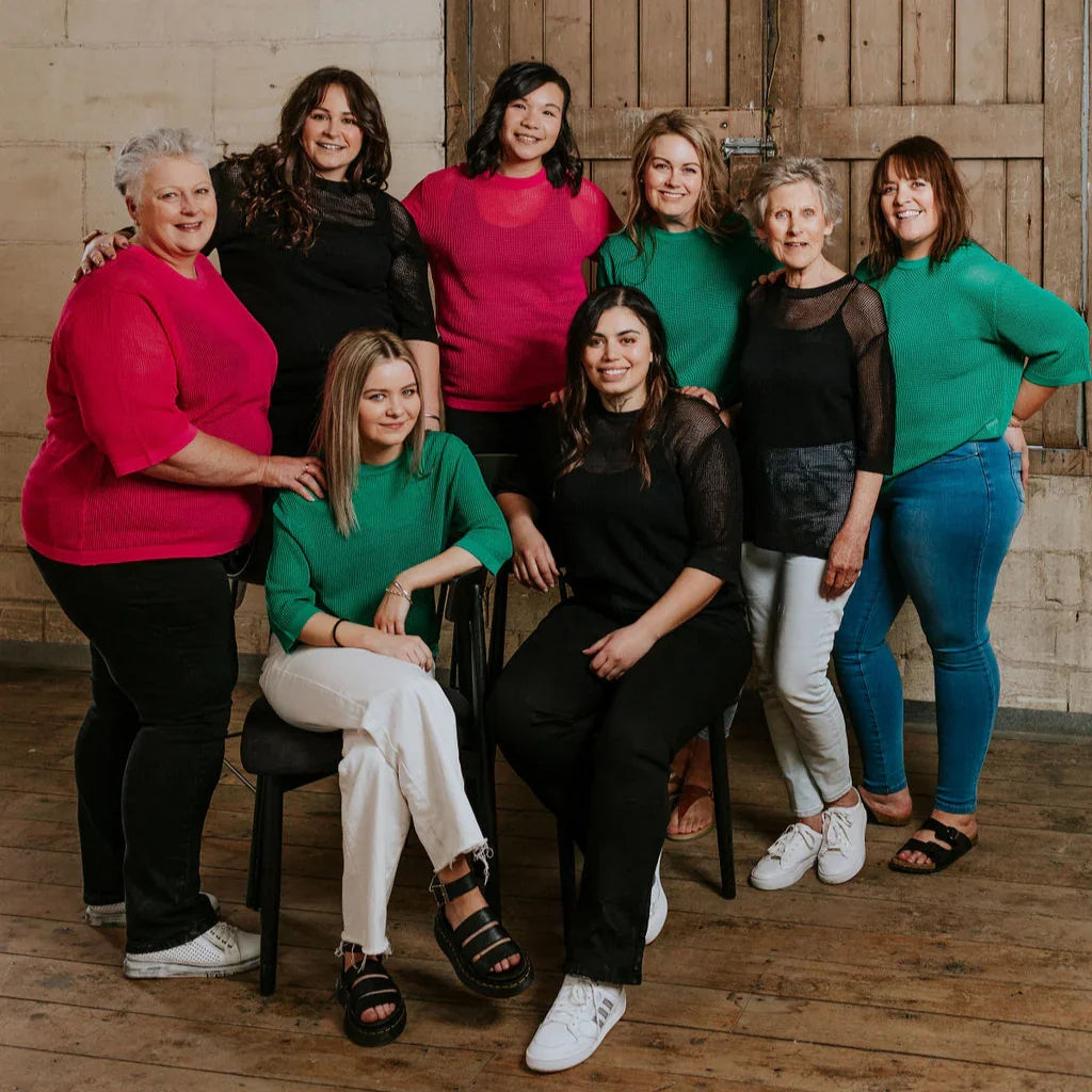 Florence Women's Short Sleeved Crew - Black