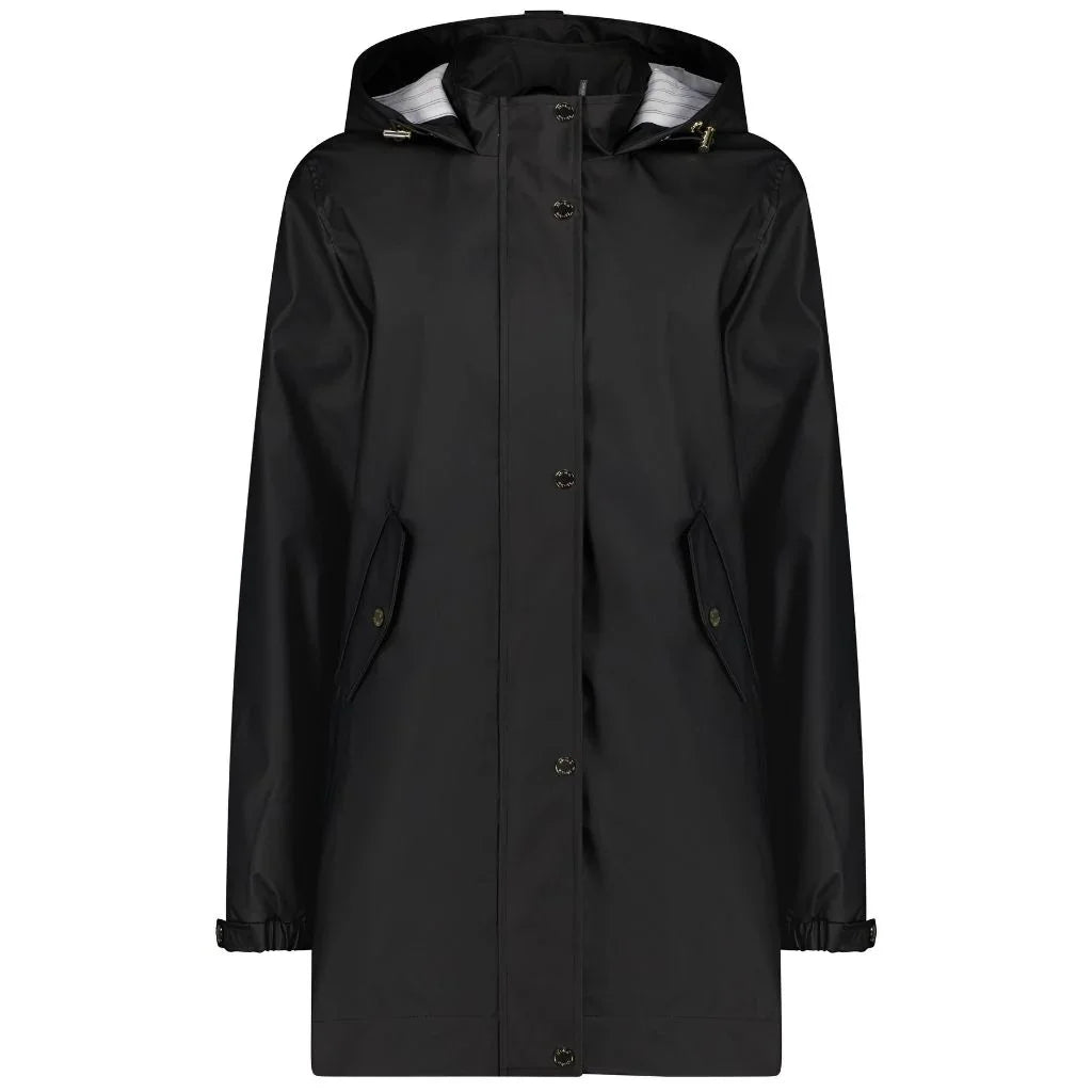 Anika Women's Rain Coat - Black
