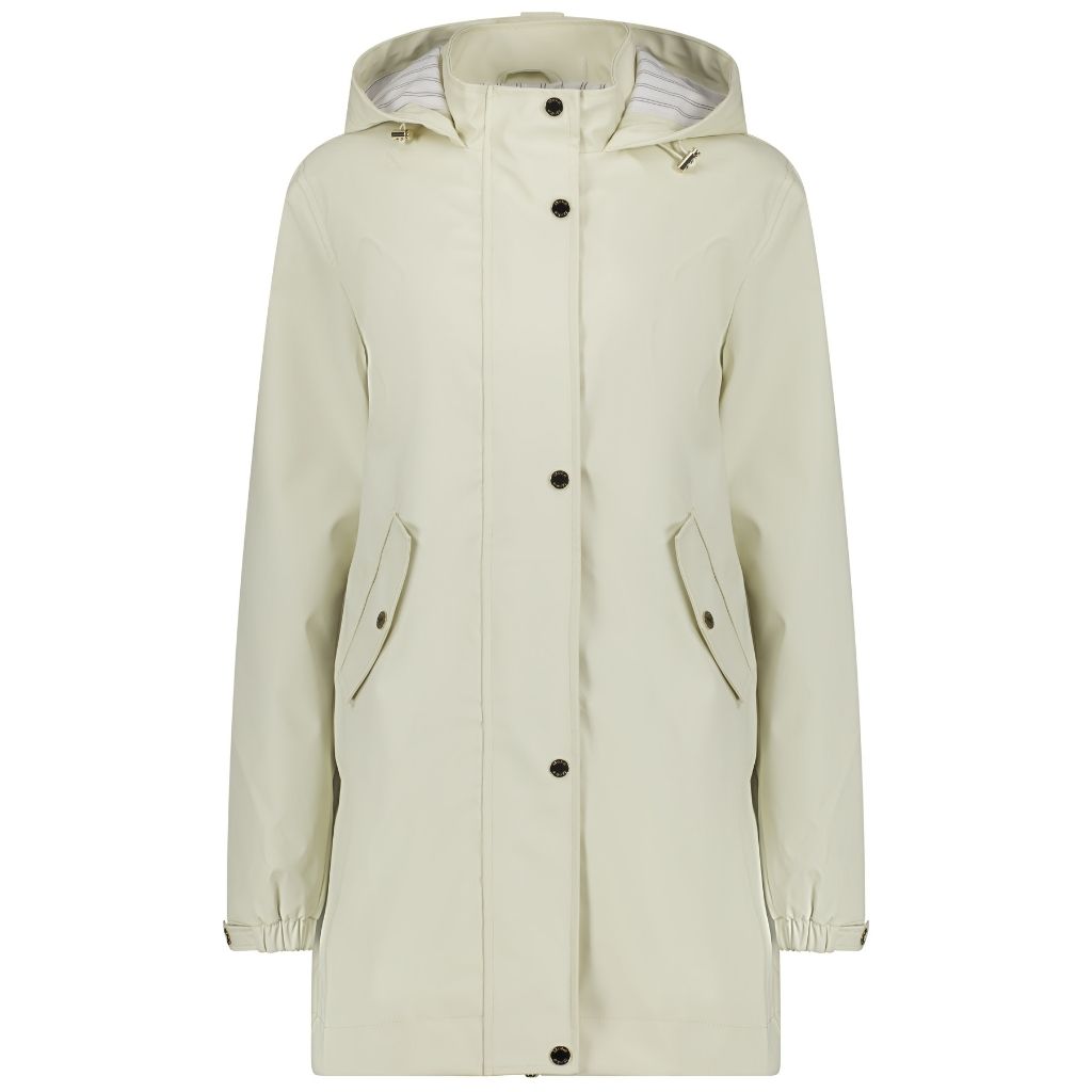 Anika Women's Rain Coat - Cream
