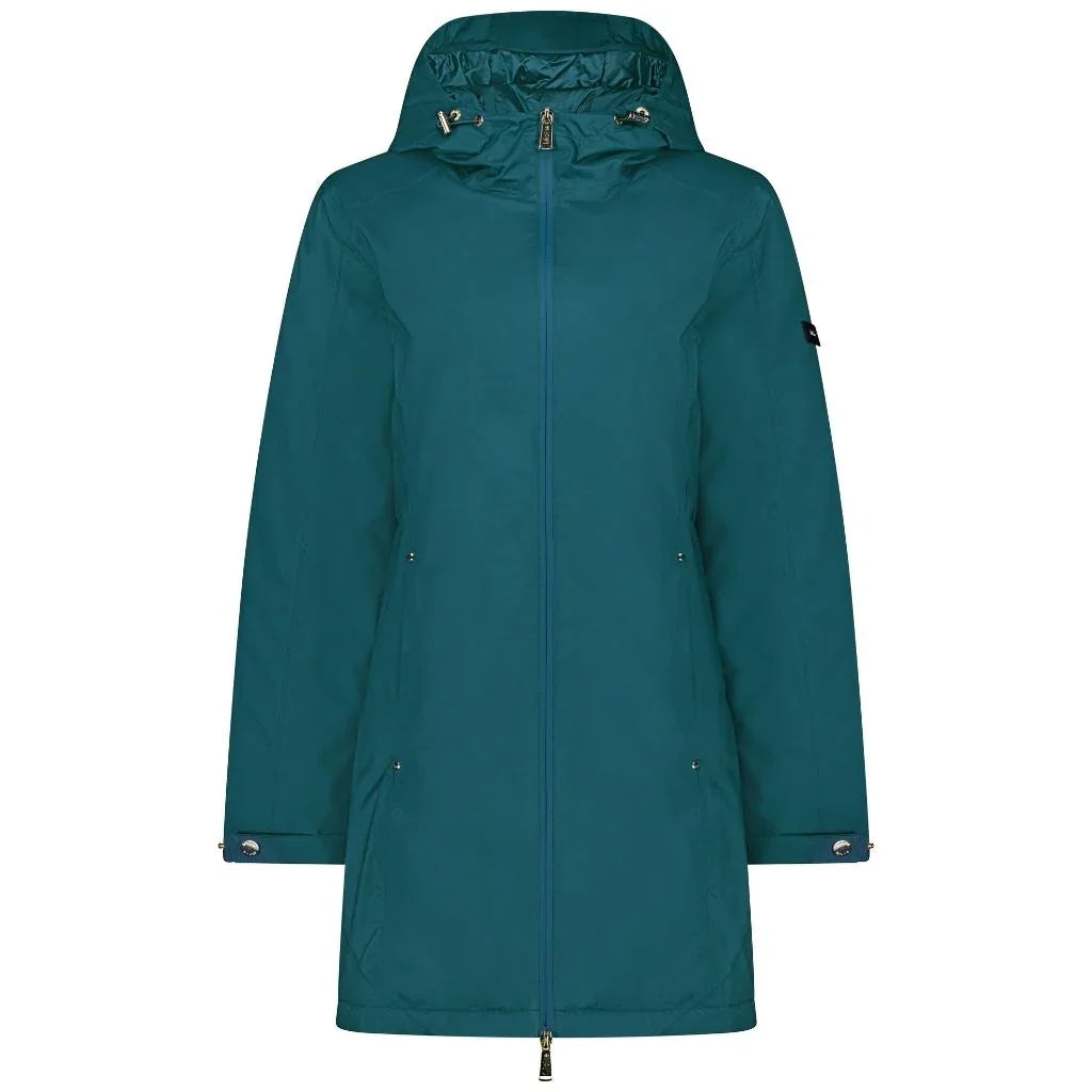 Leila Women's Waterproof Down Coat - Teal