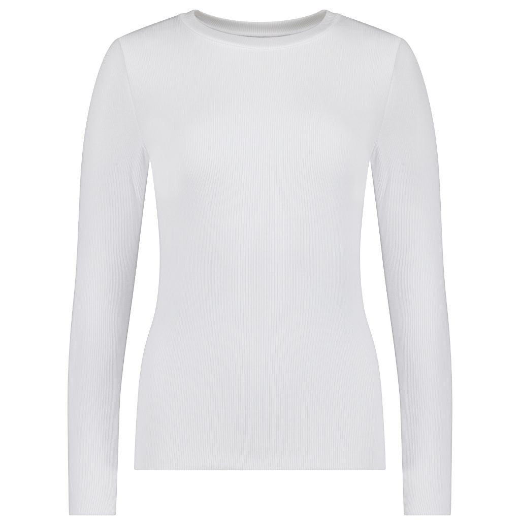 Lina Women's Long Sleeve Knit - White