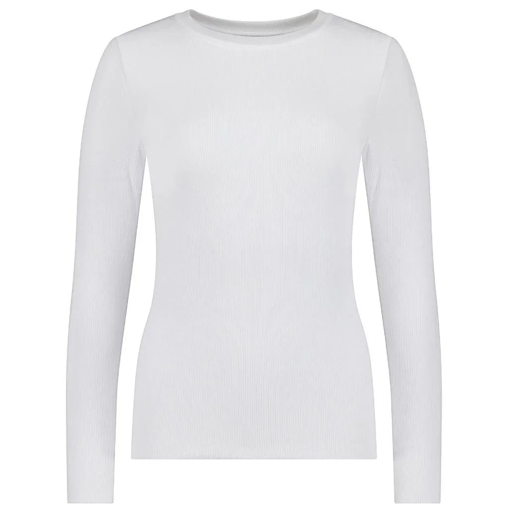 Lina Women's Long Sleeve Knit - White