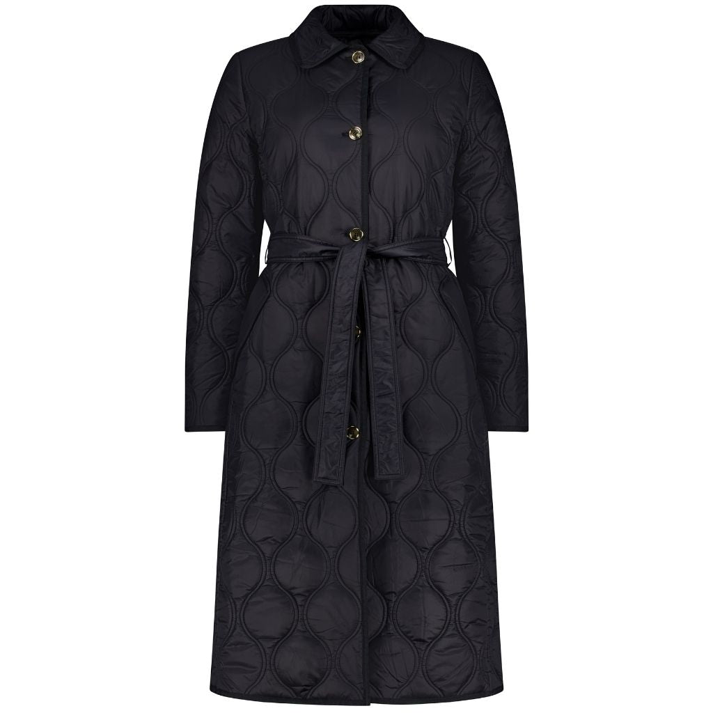 Lissy Women's Quilted Coat - Black