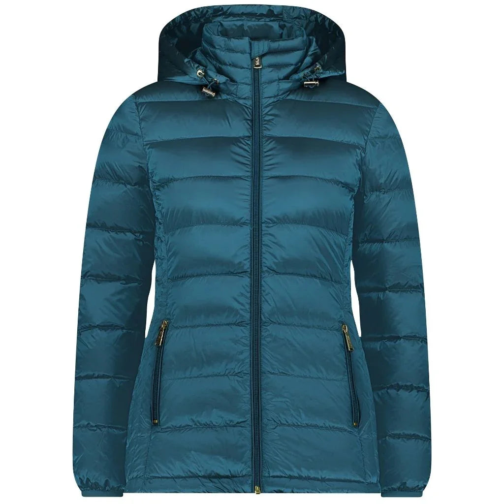 Lynnette Women's 90/10 Packable Down Jacket - Empire Teal