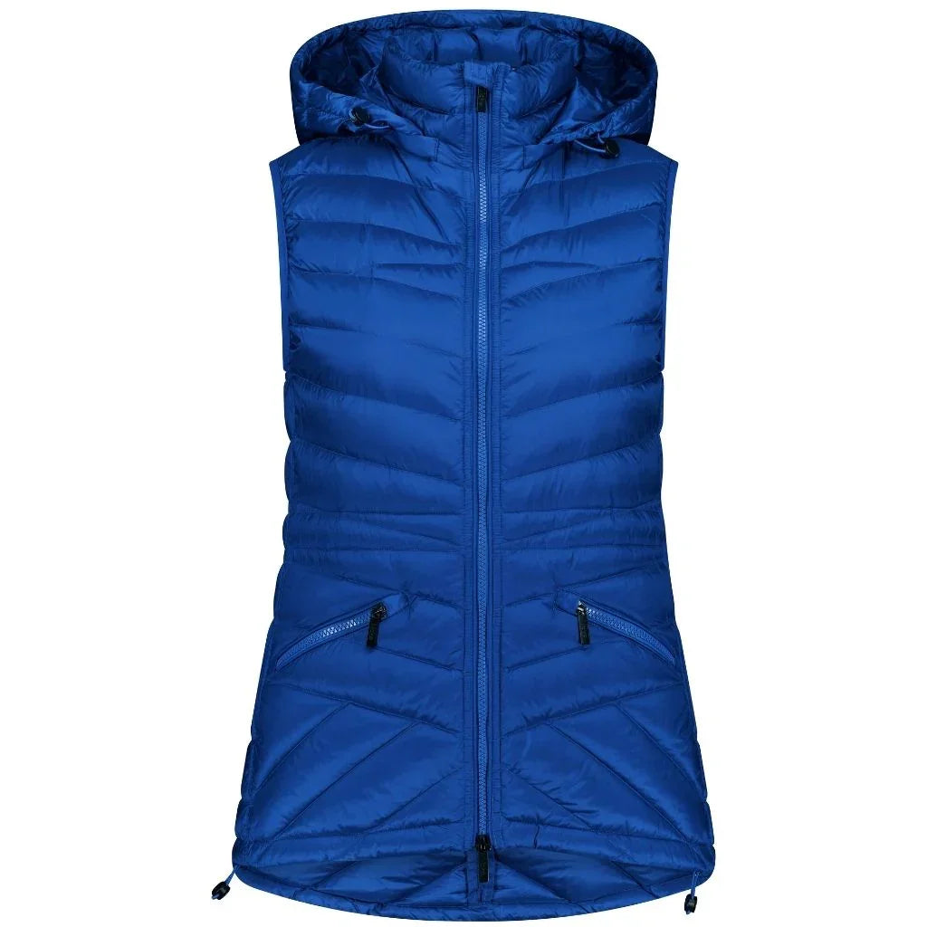 Mary-Claire Women's 90/10 Packable Down Vest - Imperial Blue
