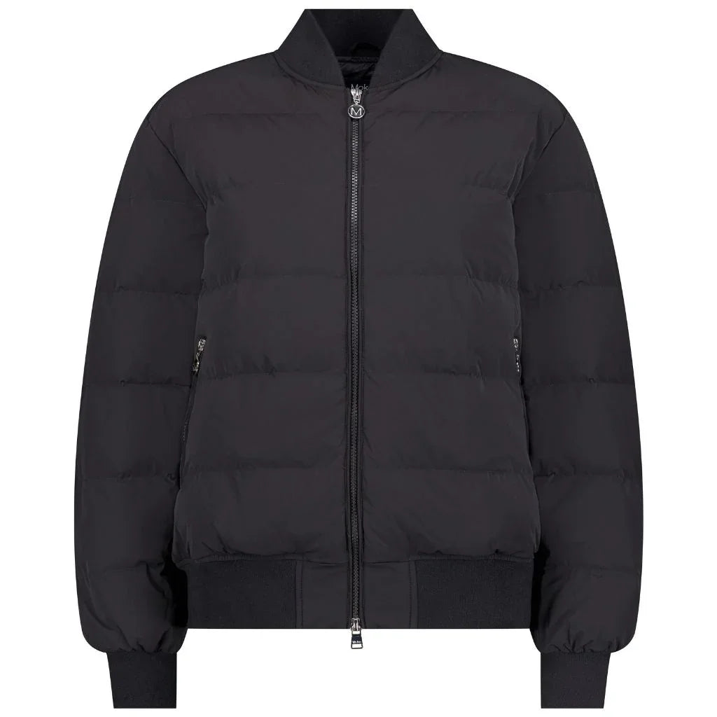 Rue Women's 90/10 Down Bomber Jacket - Black