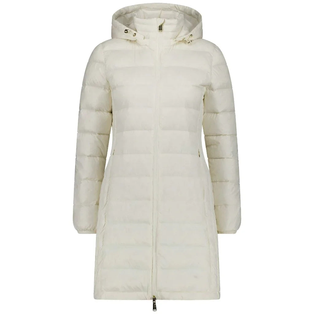 Sarah Women's 90/10 Packable Down Coat - Cream