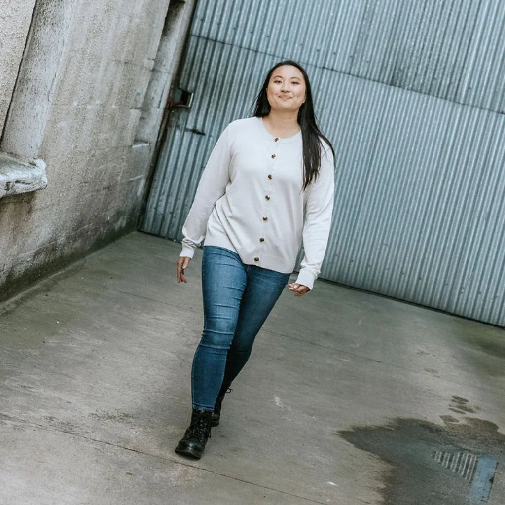 Ainslee Women's Cardigan - Ice Crystal