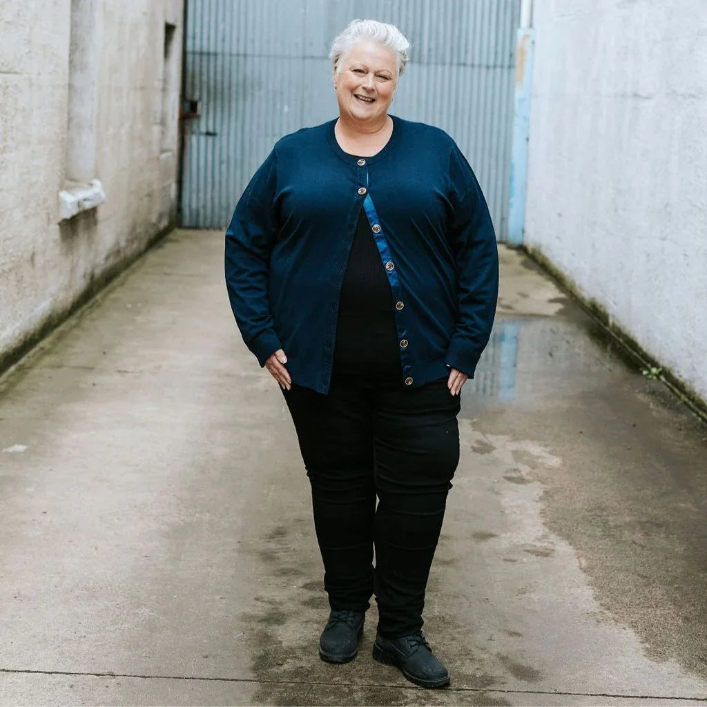 Ainslee Women's Cardigan - French Navy