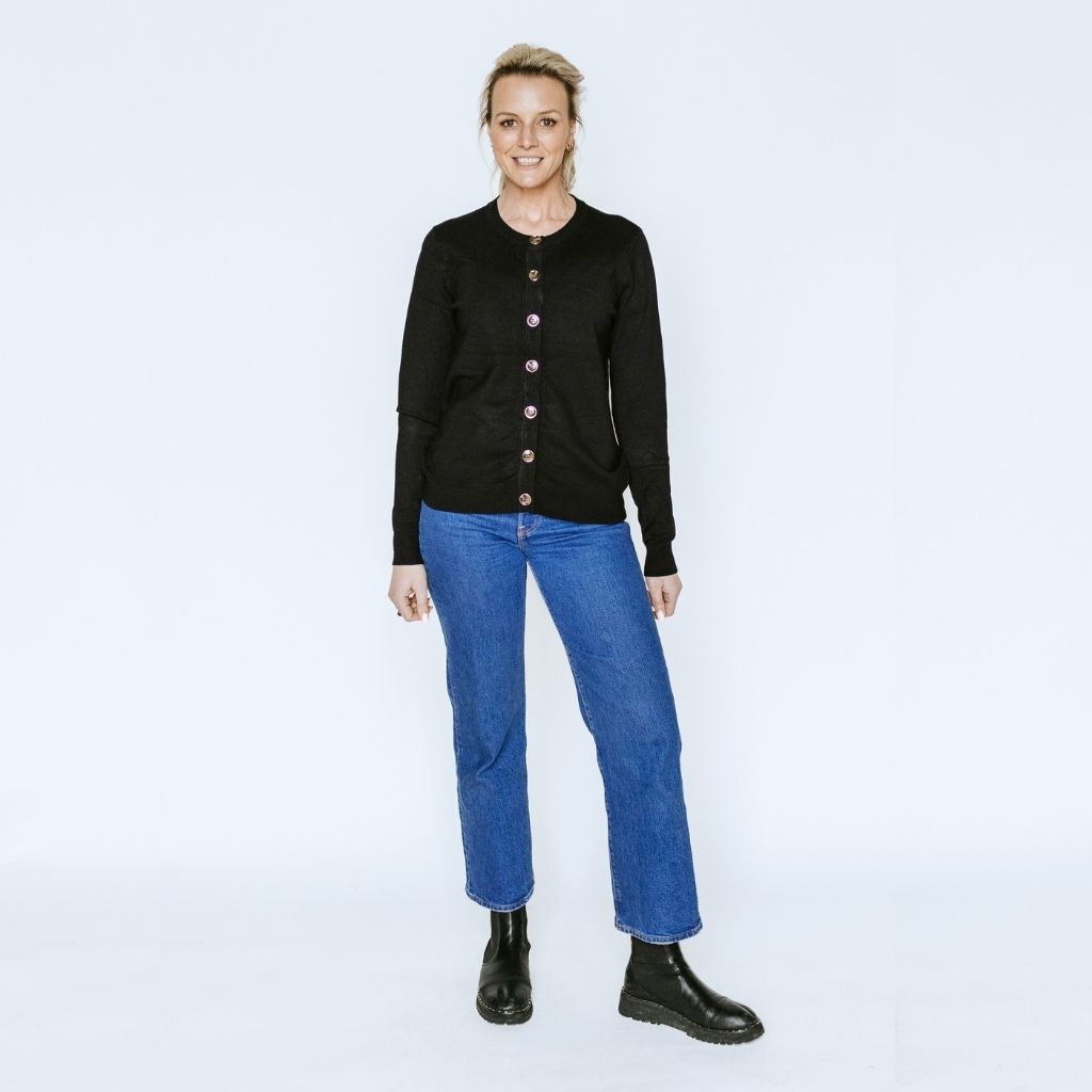 Ainslee  Women's Cardigan - Black