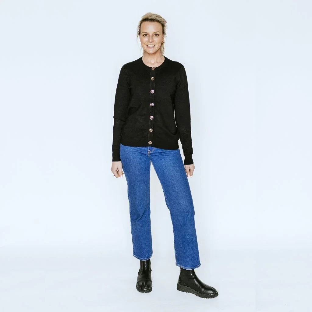 Ainslee Women's Cardigan - Black