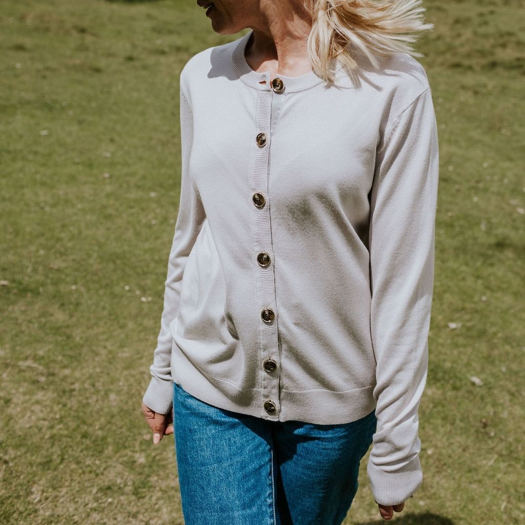 Ainslee  Women's Cardigan - Ice Crystal