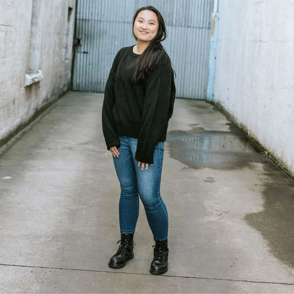 Aleisha Women's Knit Sweater - Black