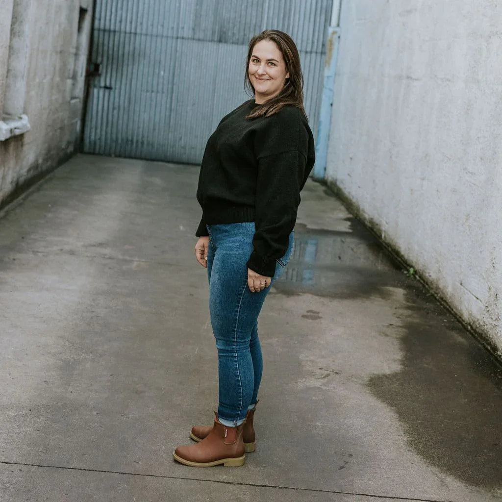 Aleisha Women's Knit Sweater - Black