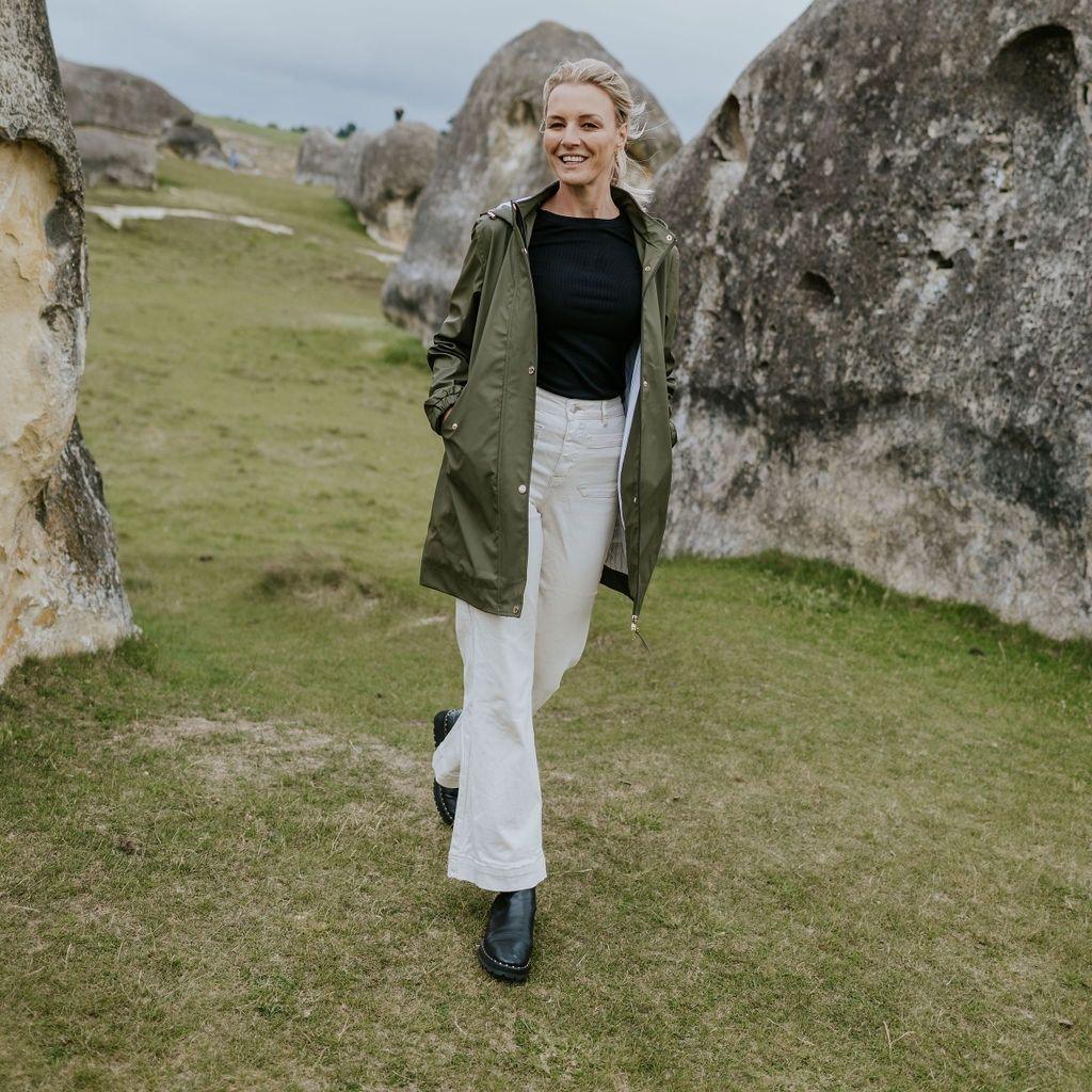 Anika Women's Rain Coat - Loden