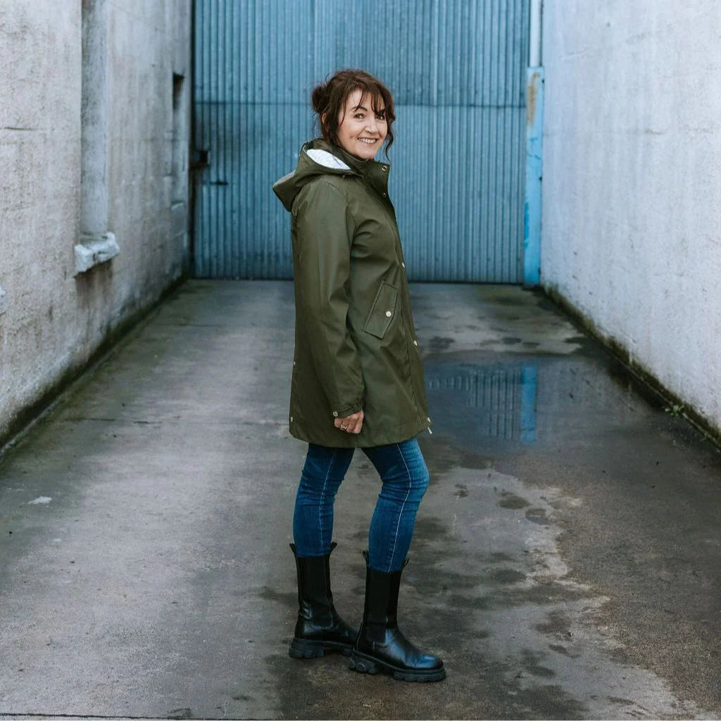 Anika Women's Rain Coat - Loden