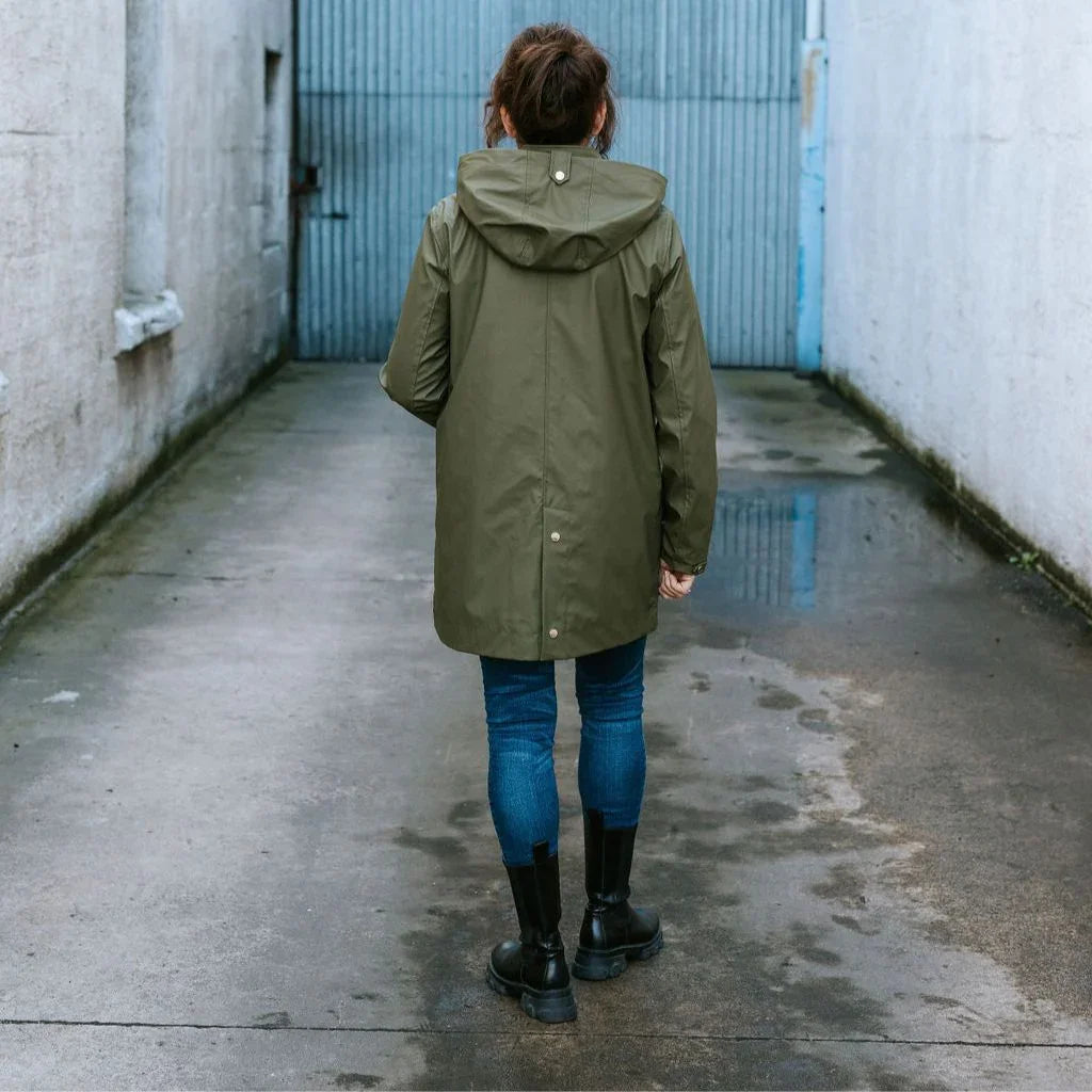 Anika Women's Rain Coat - Loden
