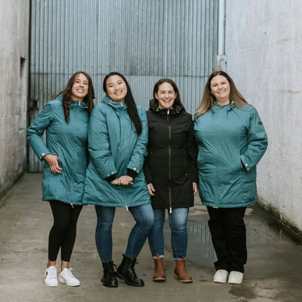 Leila Women's Waterproof Down Coat - Teal