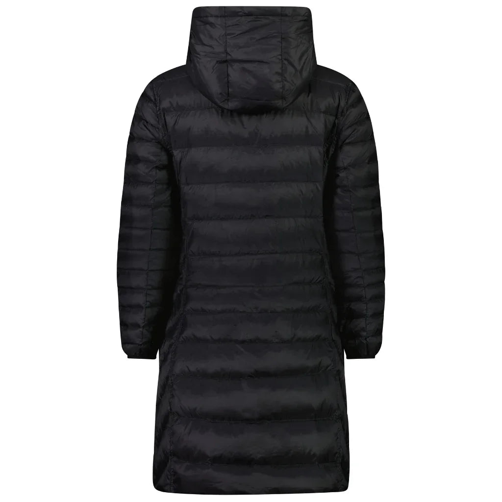 Arnie Women's Reversible 90/10 Down Coat - Black/Avocado