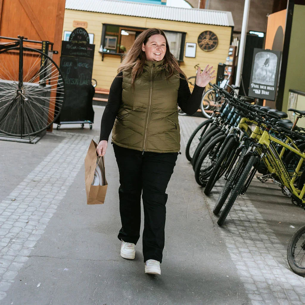 Mary-Claire Women's 90/10 Packable Down Vest - Loden