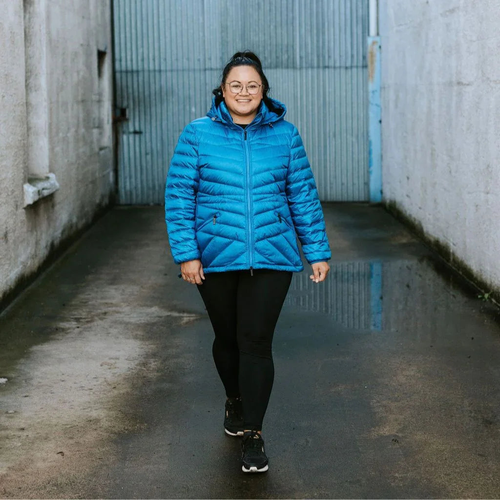 Cushla Women's 90/10 Packable Down Jacket - Imperial Blue