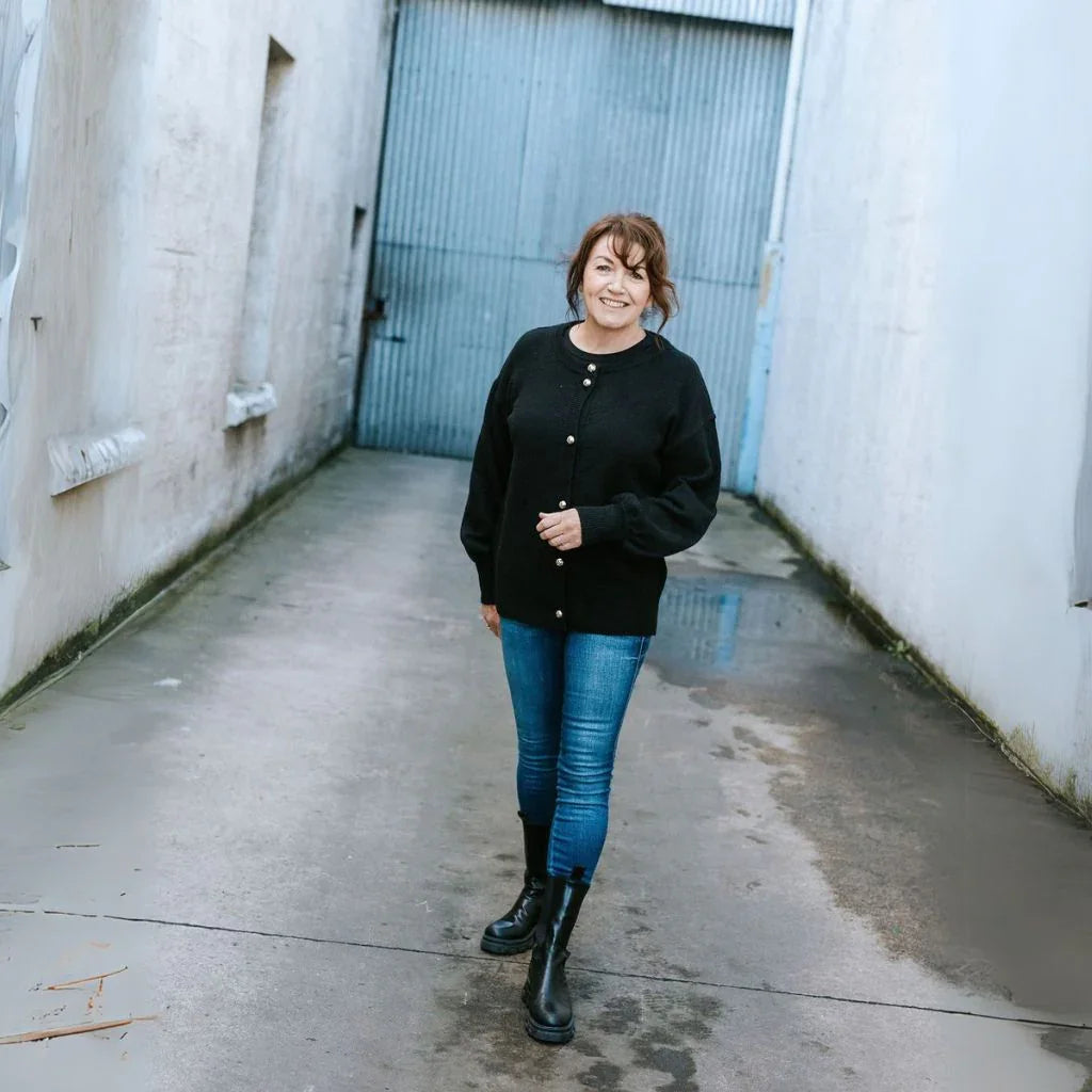 Hilary Women's Cardigan - Black