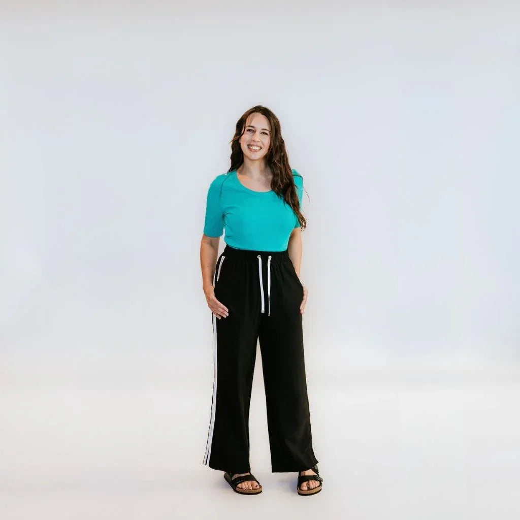 Indiana Women's Wide Leg Pants | Black
