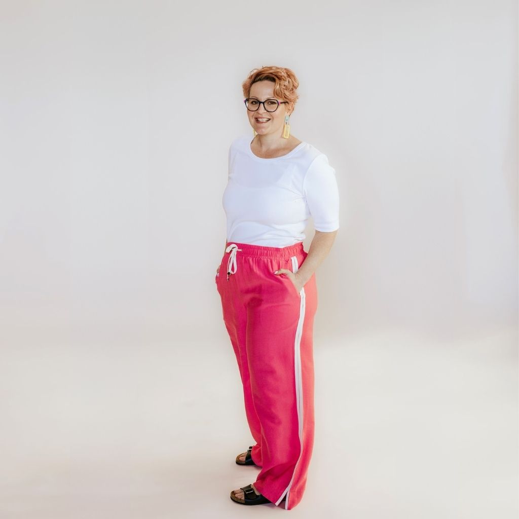 Indiana Women's Wide Leg Pants - Hot Pink