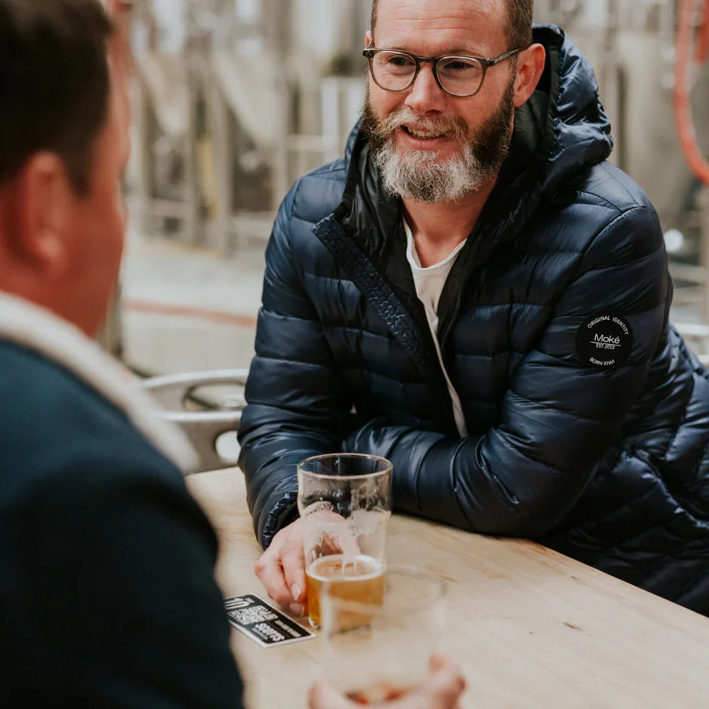 Jimmy Men's 90/10 Packable Down Jacket - Navy