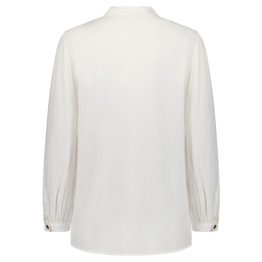 Jade Women's Cupro Blouse - Coconut Milk
