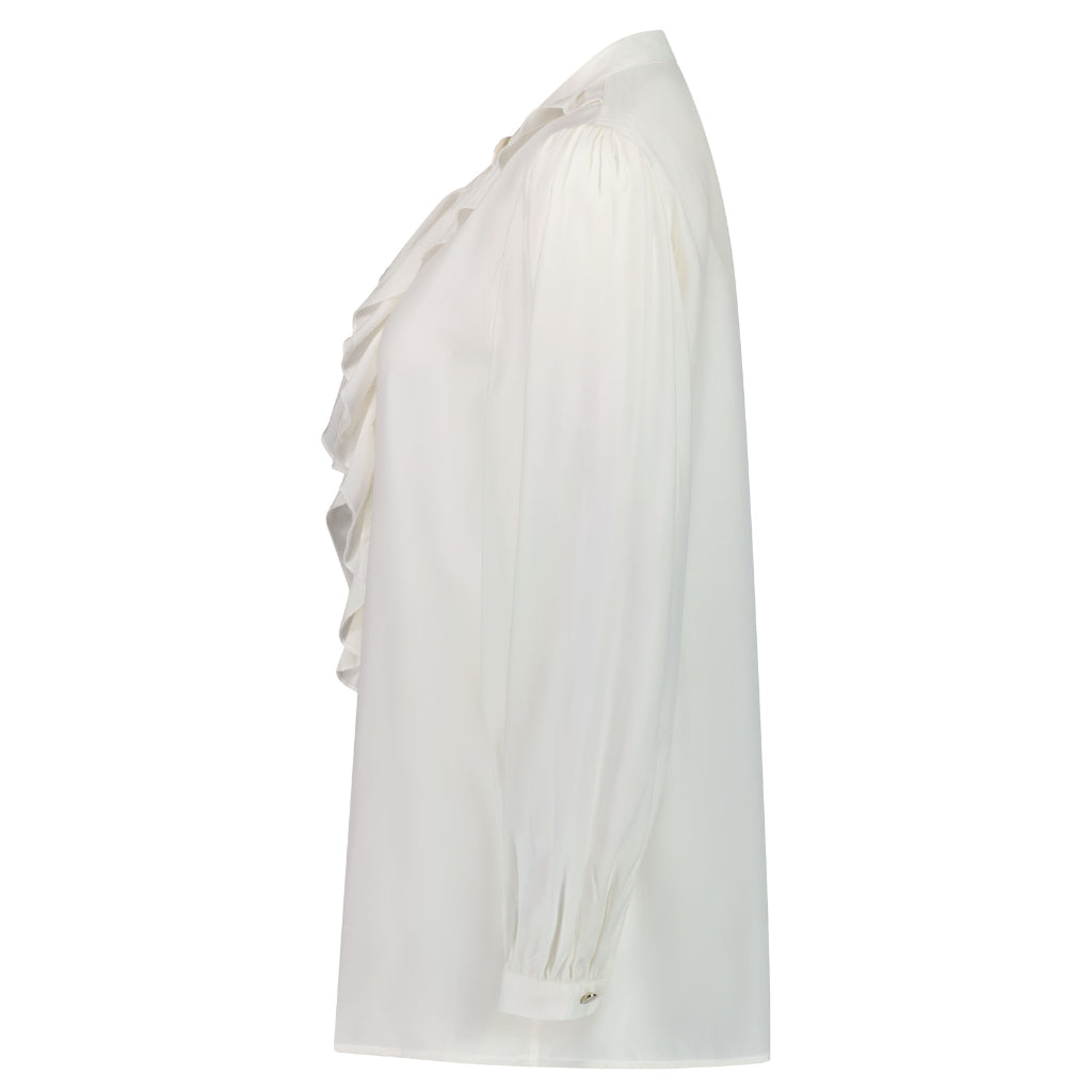 Jade Women's Cupro Blouse - Coconut Milk