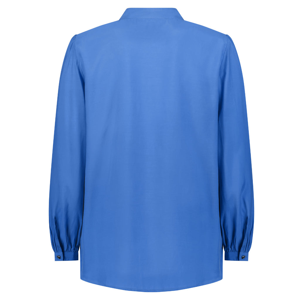 Jade Women's Cupro Blouse - Cornflower