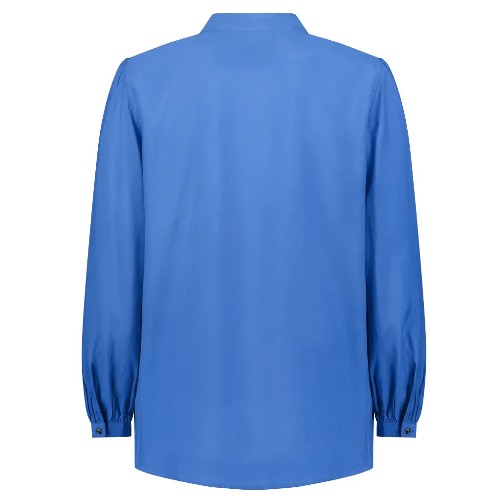 Jade Women's Cupro Blouse - Cornflower