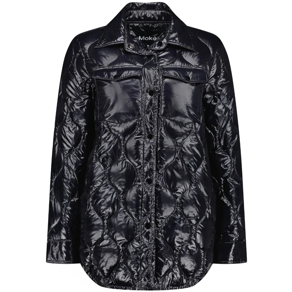 Jess Women's 90/10 Down Quilted Jacket - Black