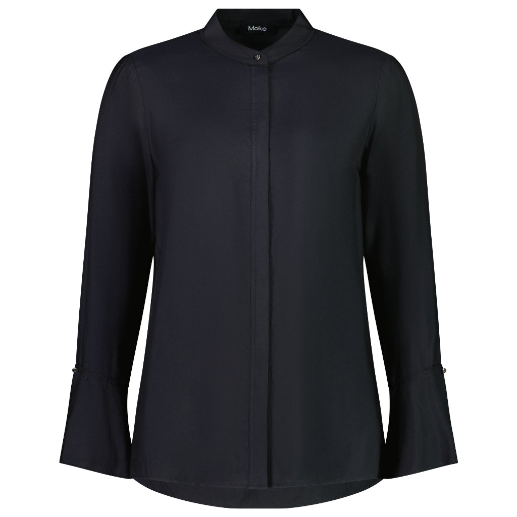 Joleen Women's Cupro Blouse - Black
