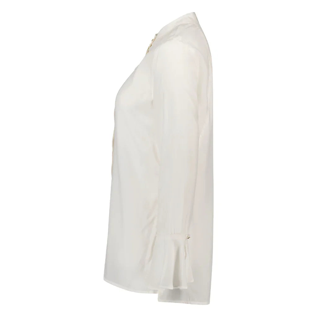 Joleen Women's Cupro Blouse - Coconut Milk