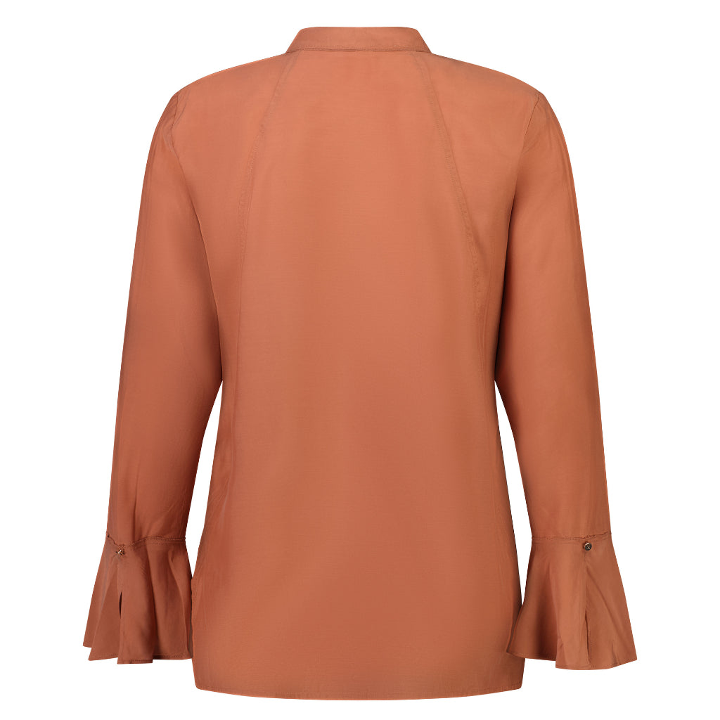 Joleen Women's Cupro Blouse - Desert