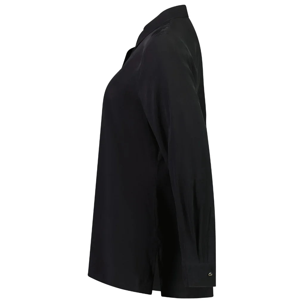 Katie Women's Cupro Blouse - Black