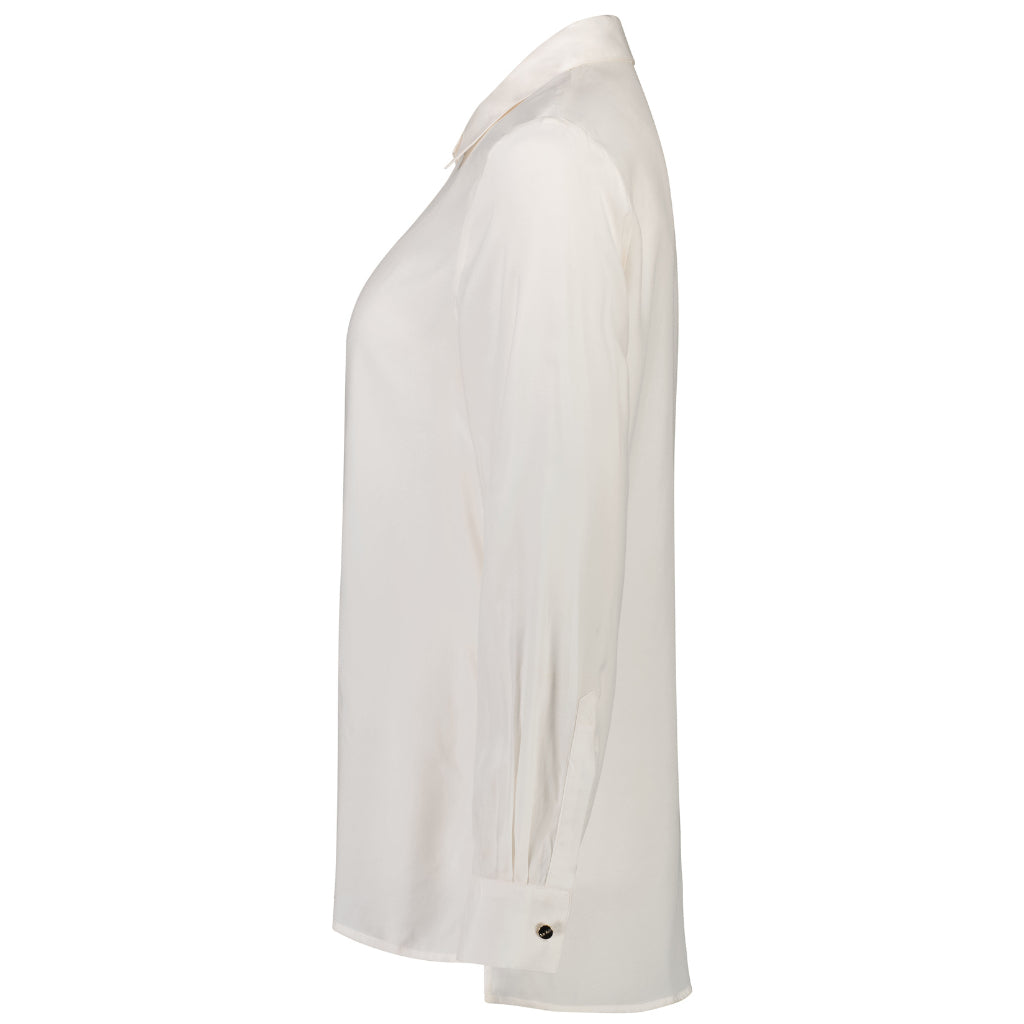 Katie Women's Cupro Blouse - Coconut Milk