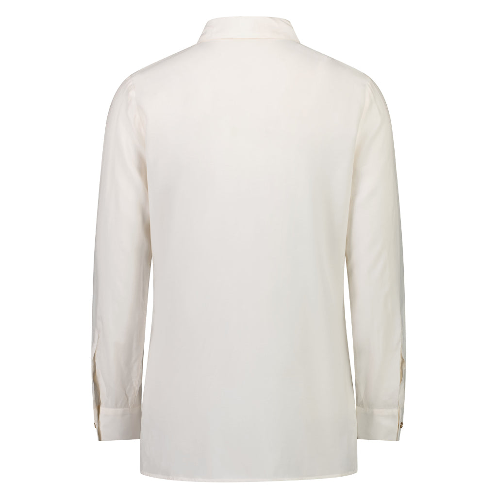 Katie Women's Cupro Blouse - Coconut Milk