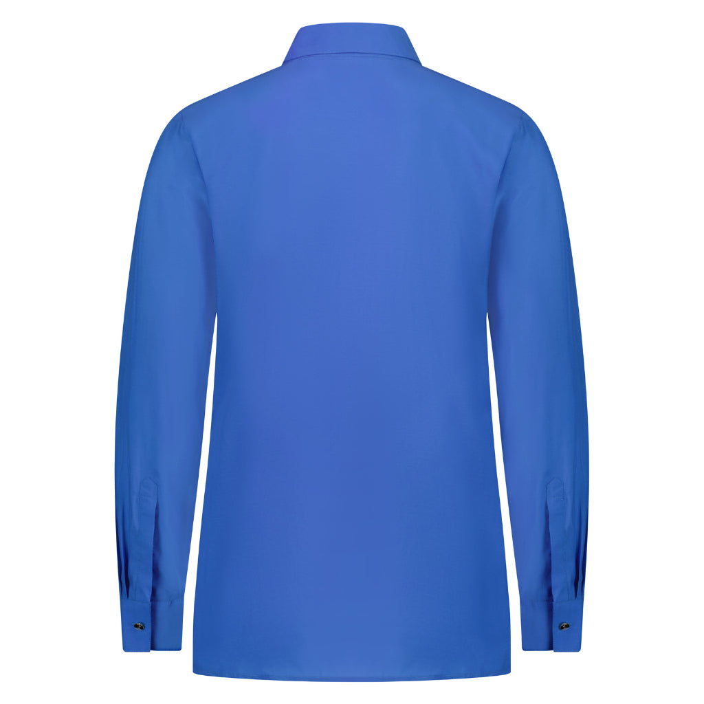 Katie Women's Cupro Blouse - Cornflower