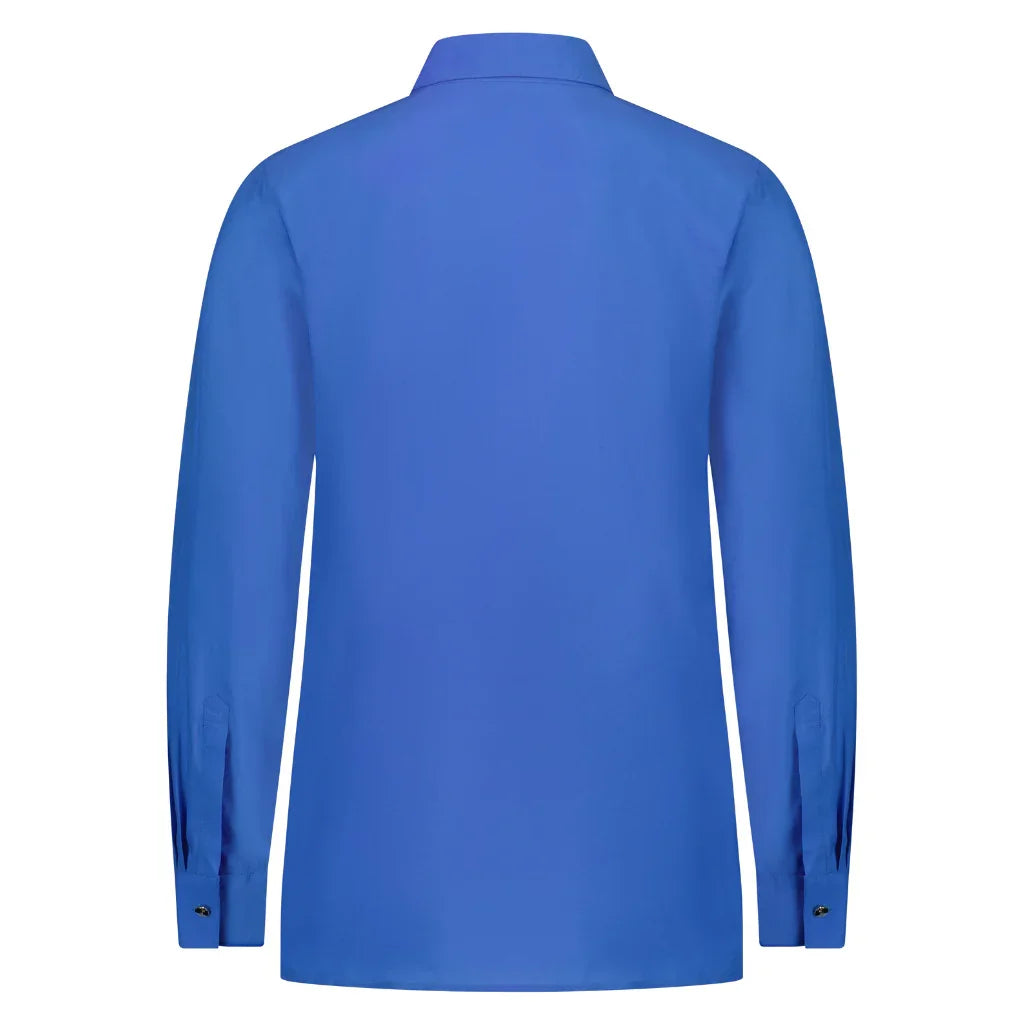 Katie Women's Cupro Blouse - Cornflower
