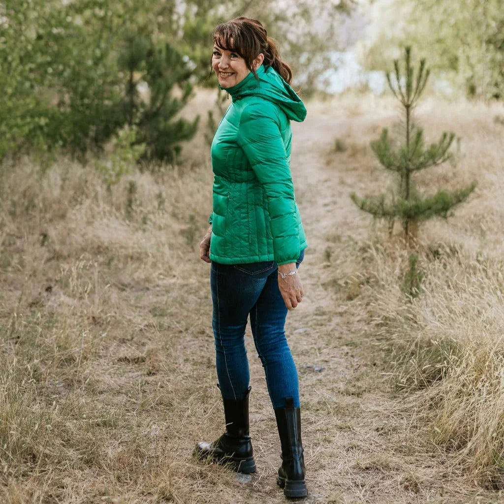 Lynn Women's 90/10 Packable Down Jacket - Emerald