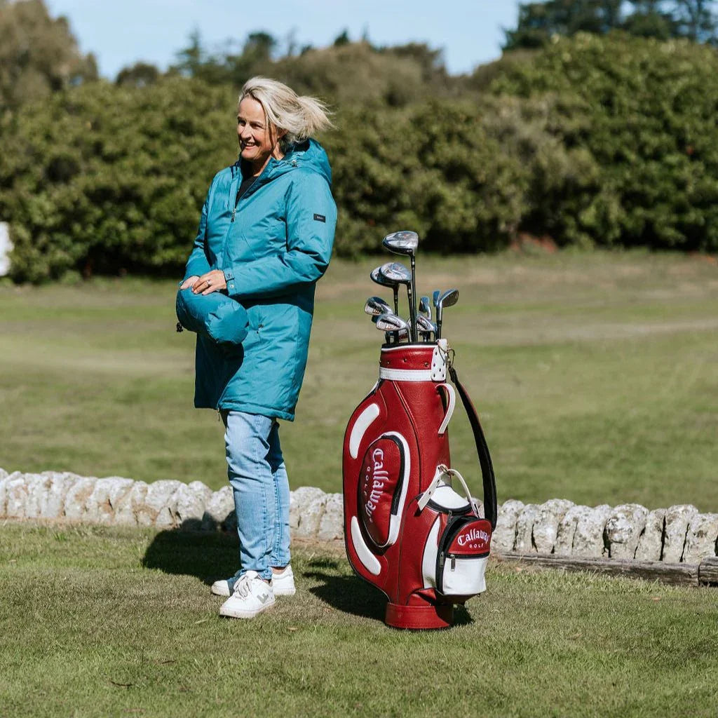 Leila Women's Waterproof Down Coat - Teal