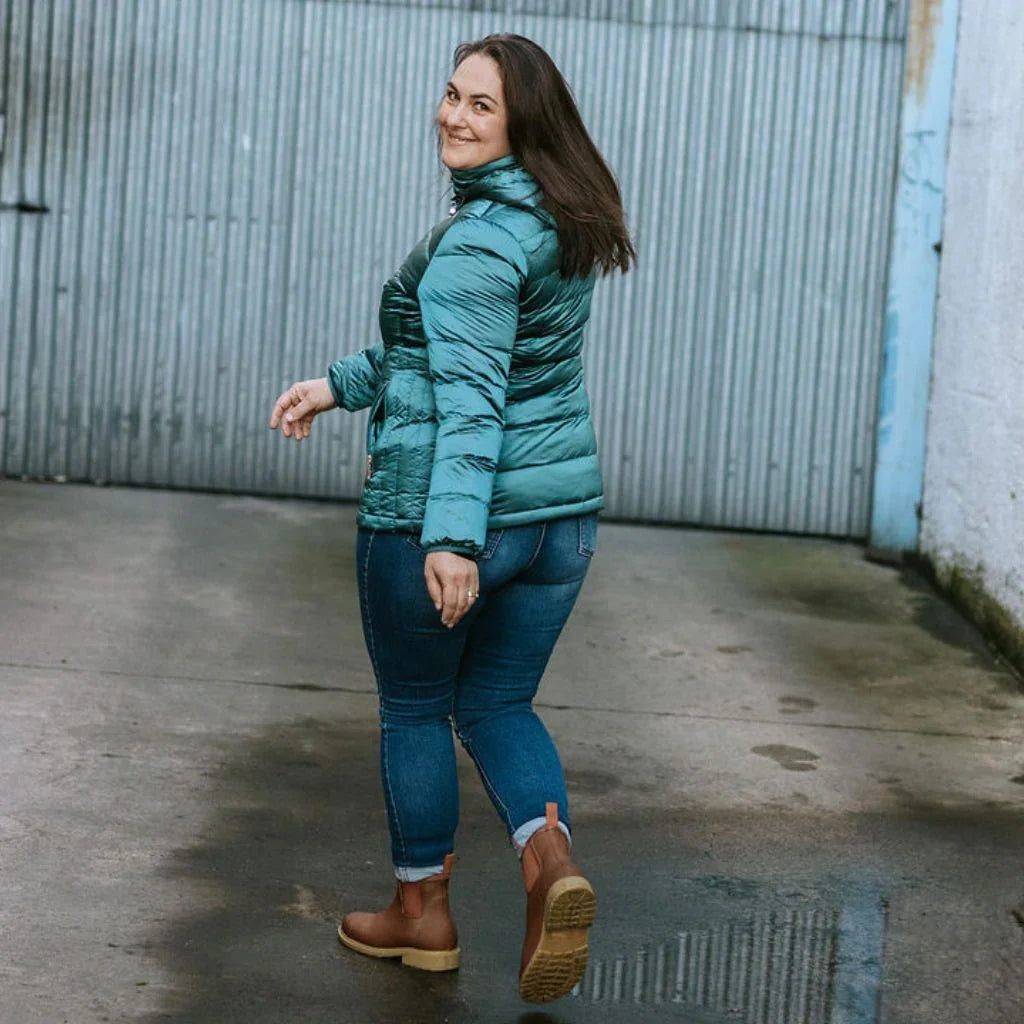 Lynnette Women's 90/10 Packable Down Jacket - Empire Teal