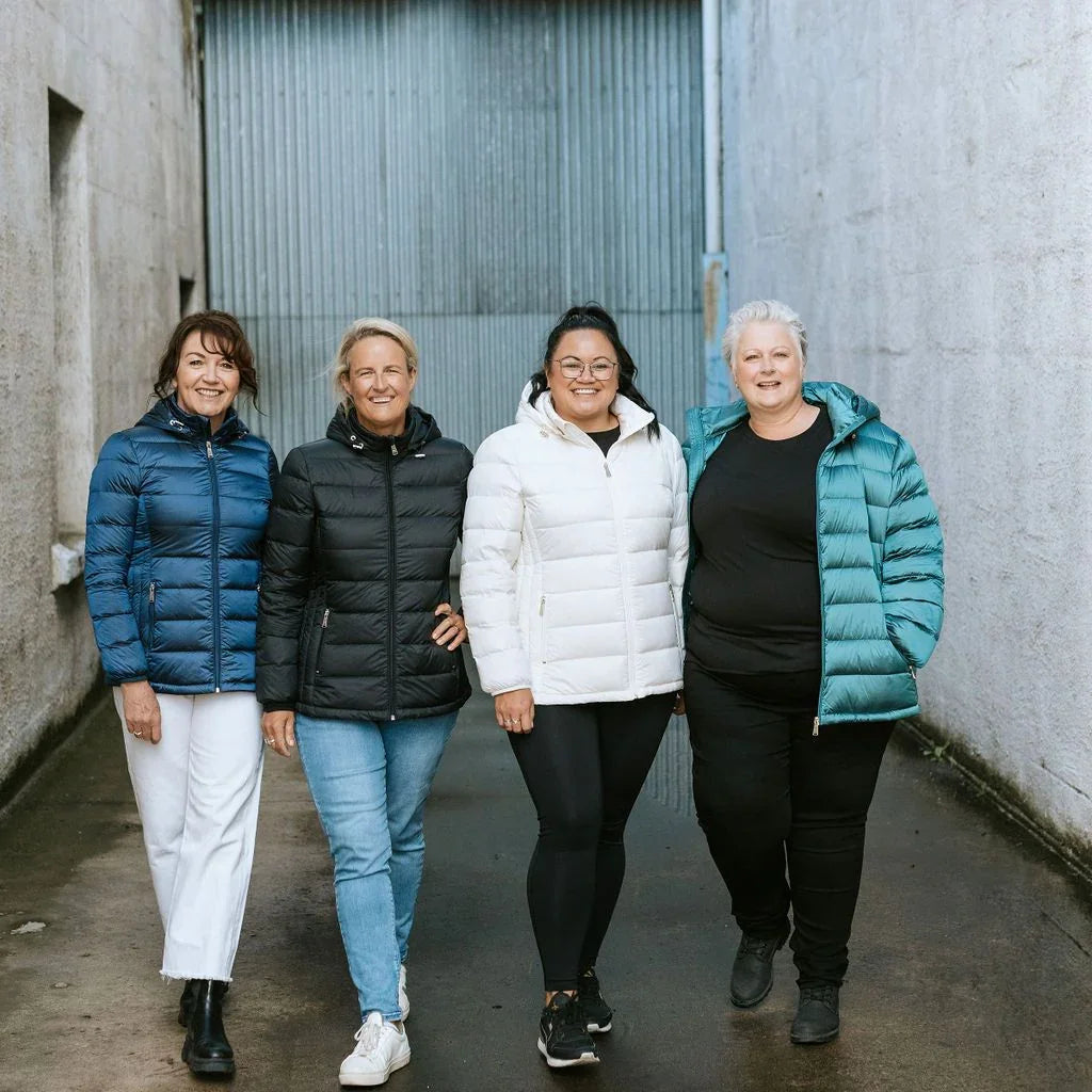 Lynnette Women's 90/10 Packable Down Jacket - Cream