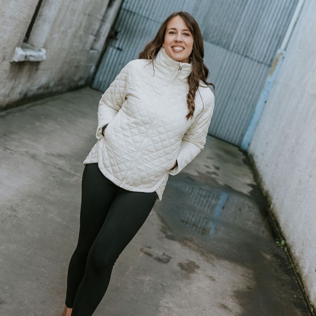 Melissa Women's Quilted Jacket - Cream