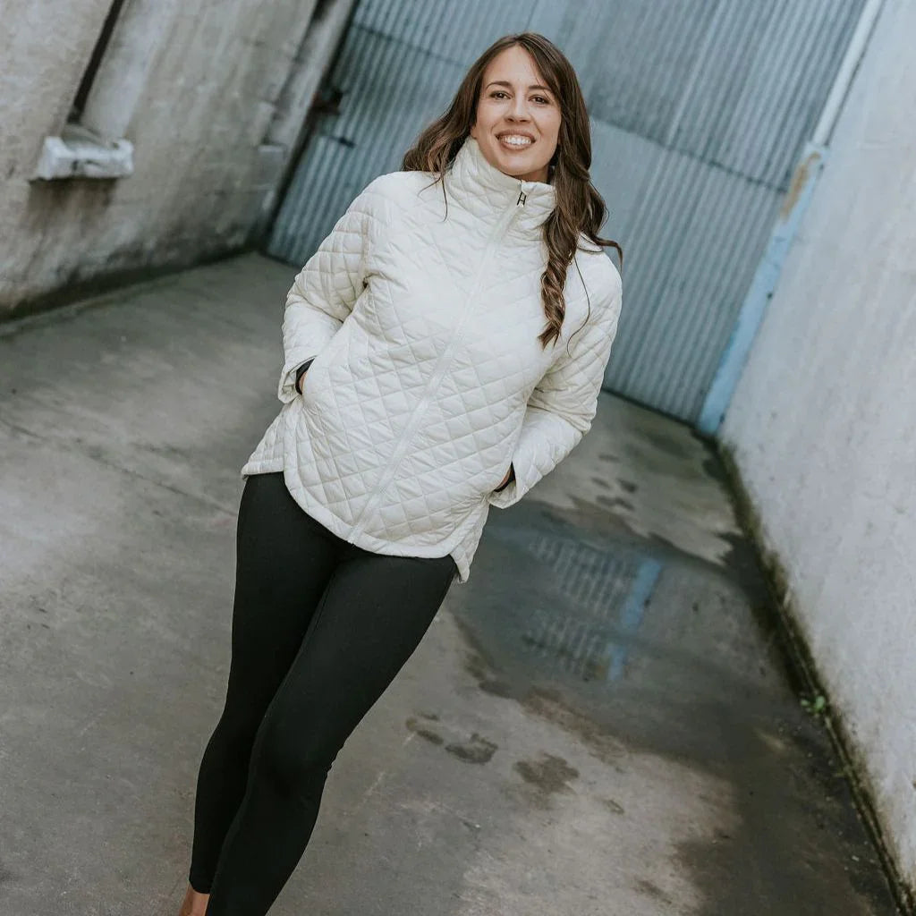 Melissa Women's Quilted Jacket - Cream